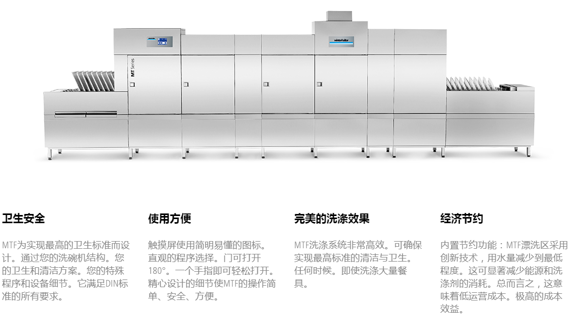 溫特豪德 MTF履帶式通道洗碗機(jī)